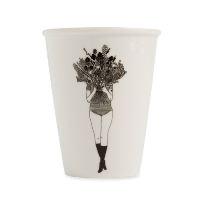 Cup flower girl