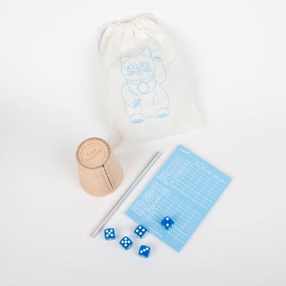 Dice Game BLUE Set of 5