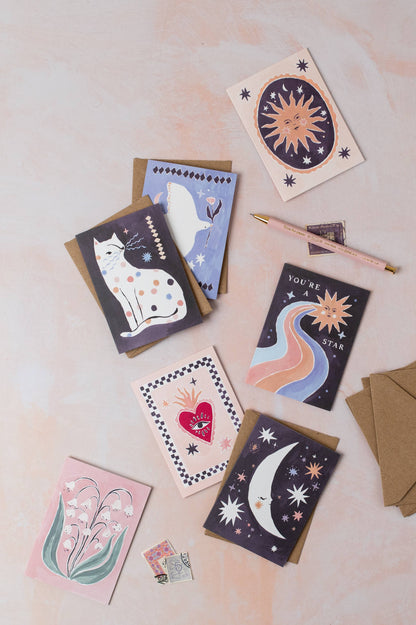 Dove Mini Cards | Blank Mini Cards | Mini Greeting Cards
