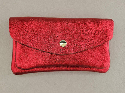 Kangaroo double pocket leather wallet