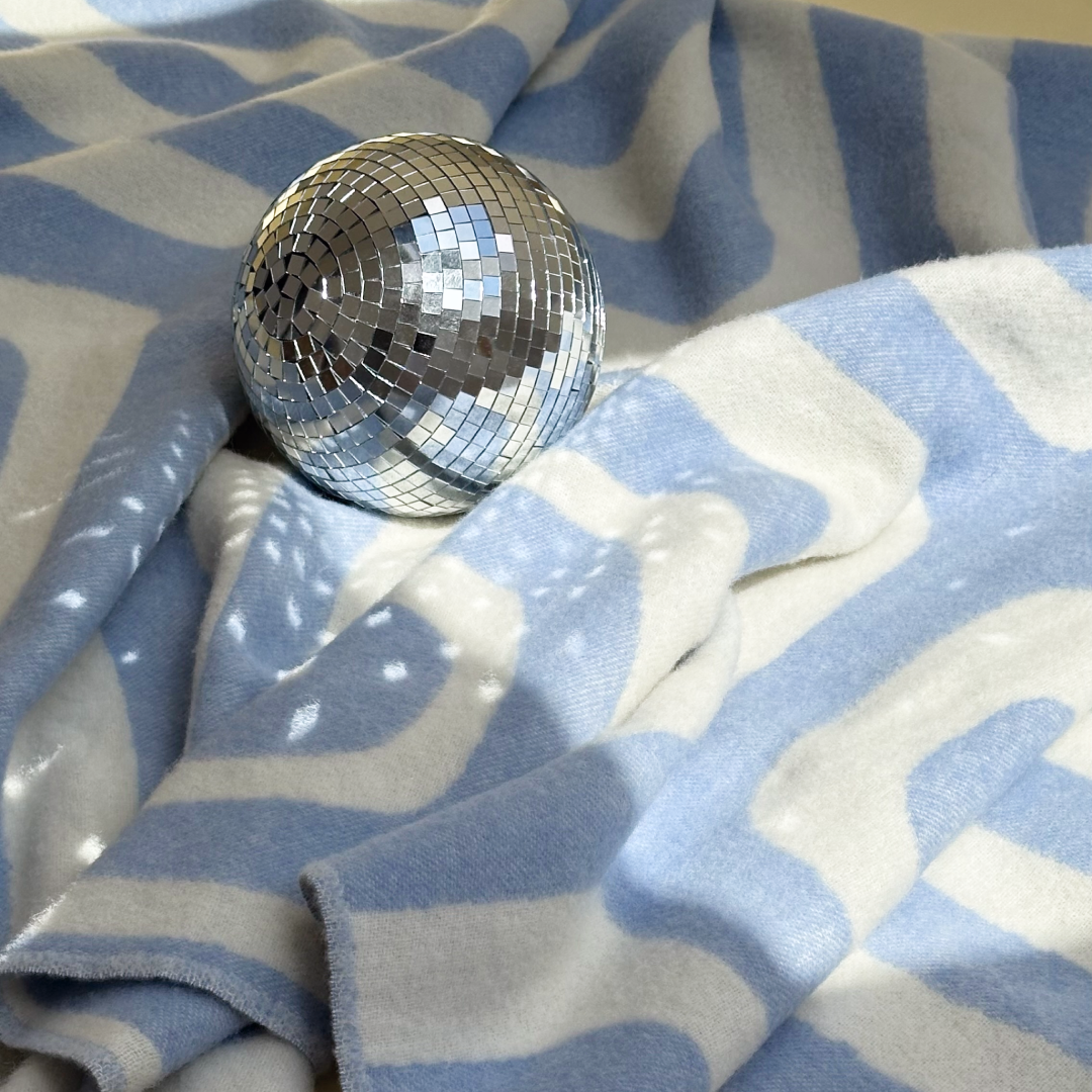 Klekks No. 34 - Wool blanket: Grün
