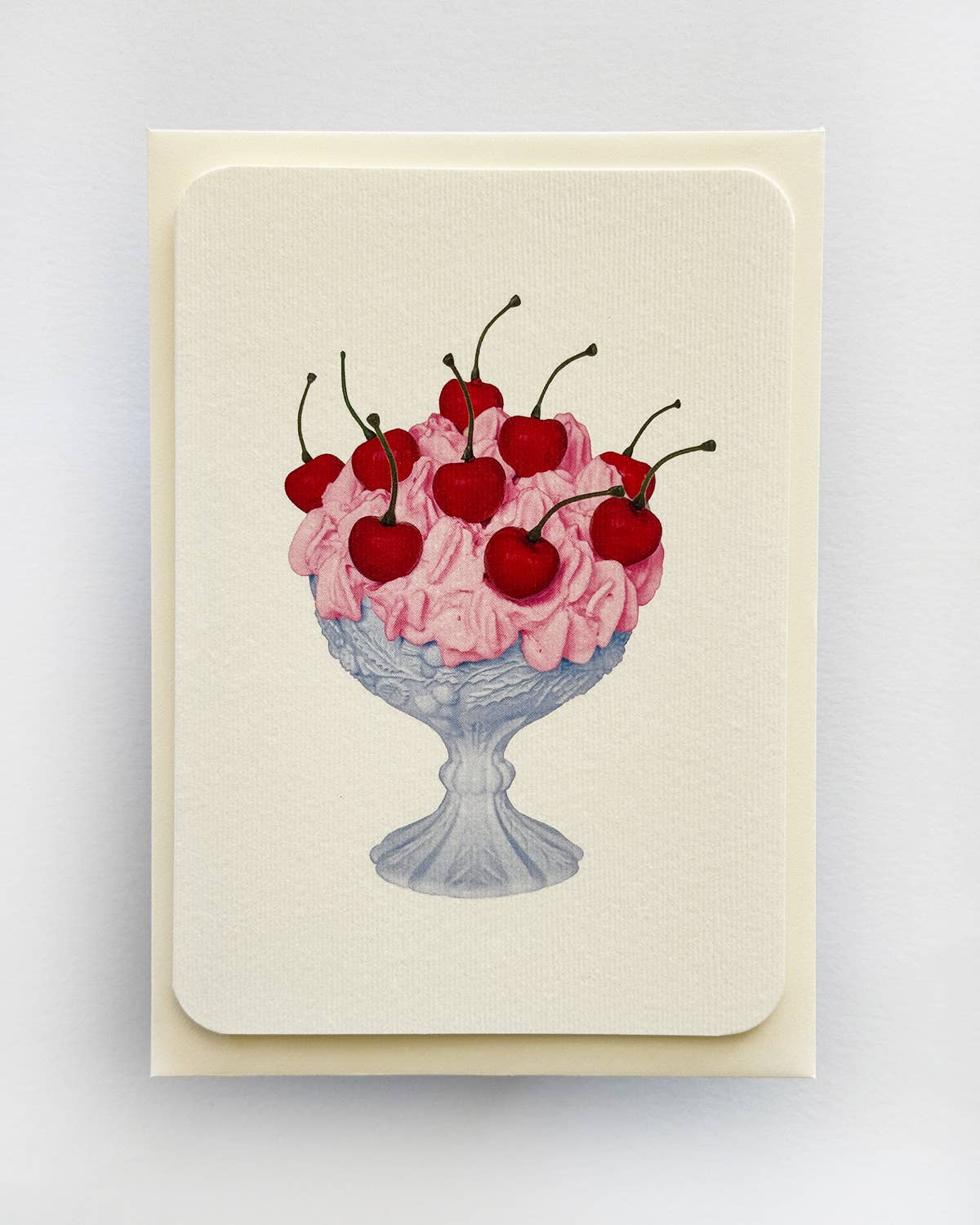Strawberry Chantilly Cream Greeting Card