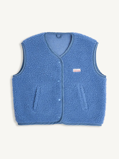 Merino vest - Ice blue