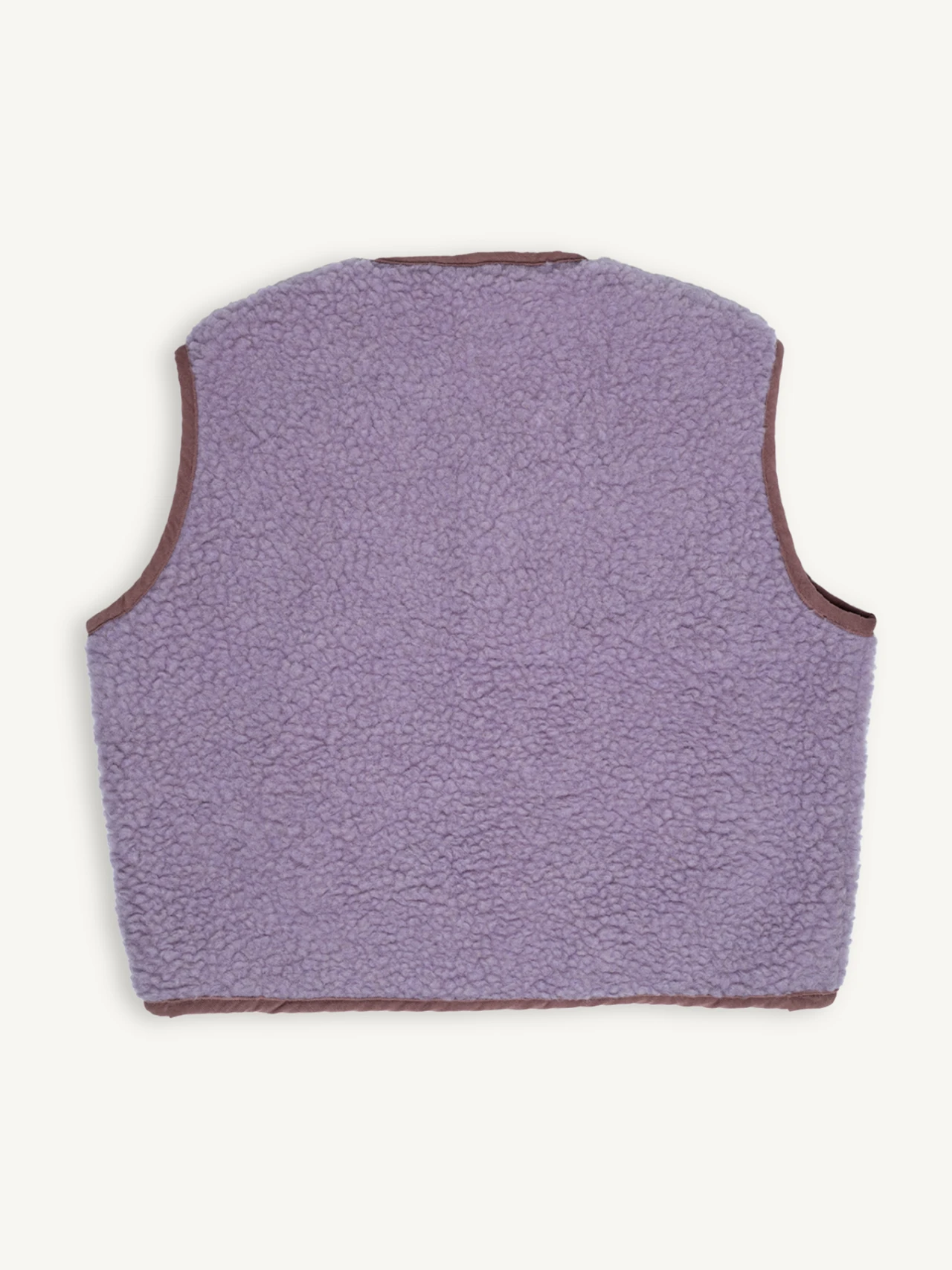 Merino vest - Lilac cloud