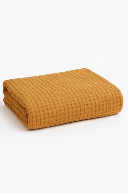 Waffle 100% Cotton Blanket/ Bed Cover