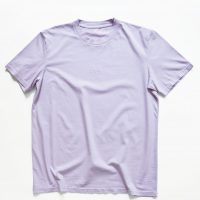 Organic cotton t-shirt in lila