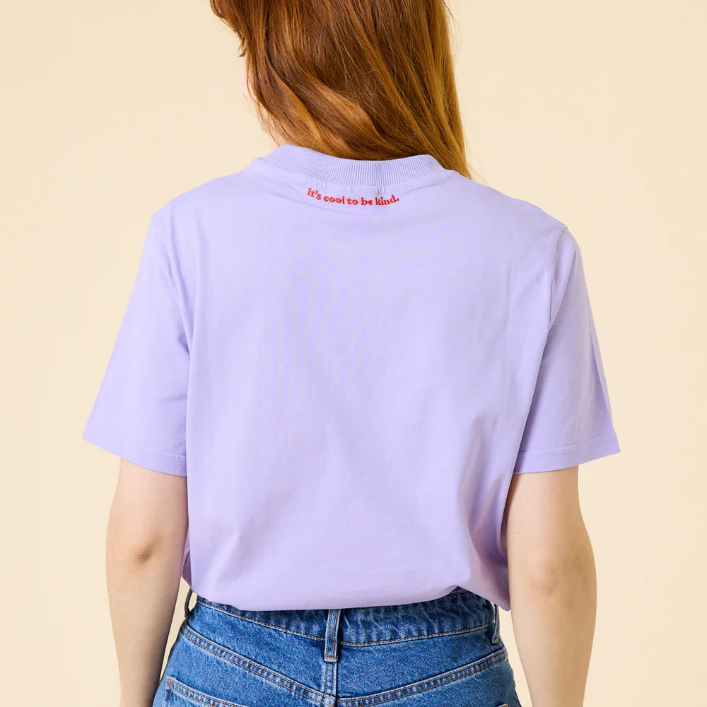Organic cotton t-shirt - lavender