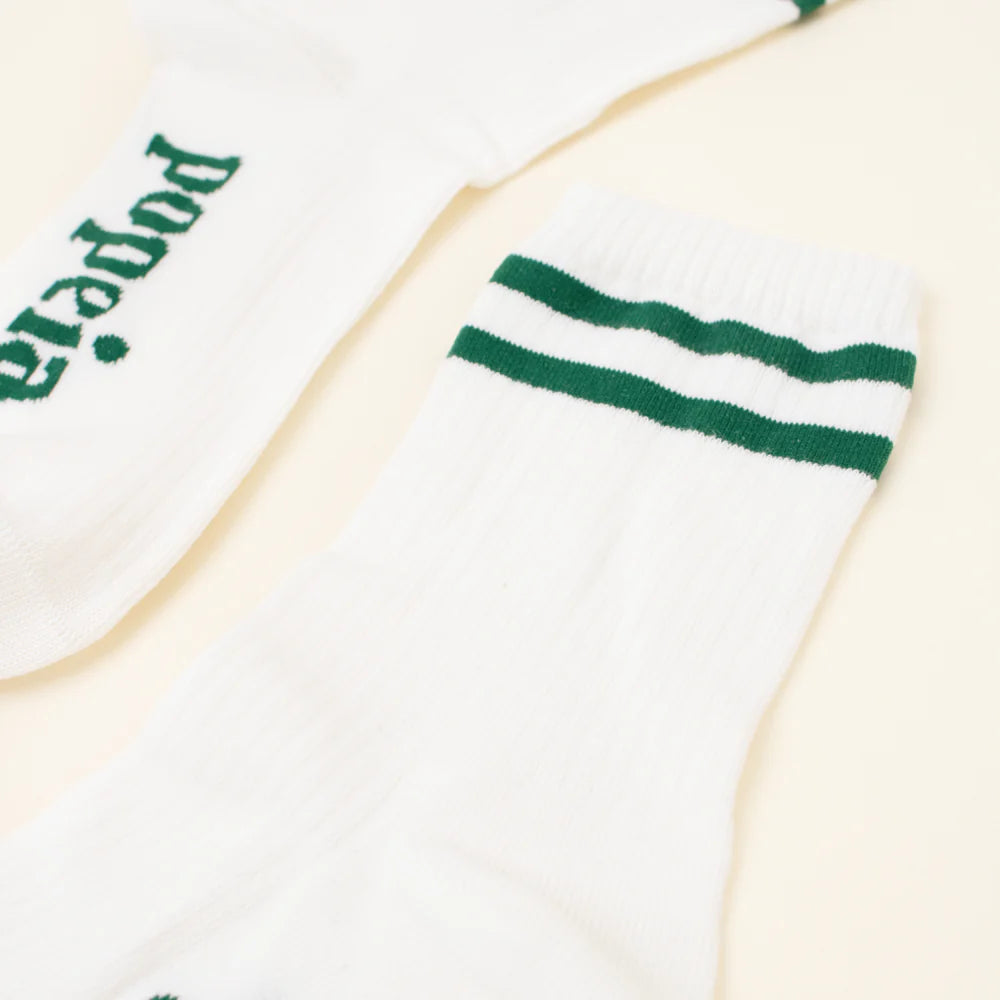 The Sporty – Organic Cotton Socks – Dark Green