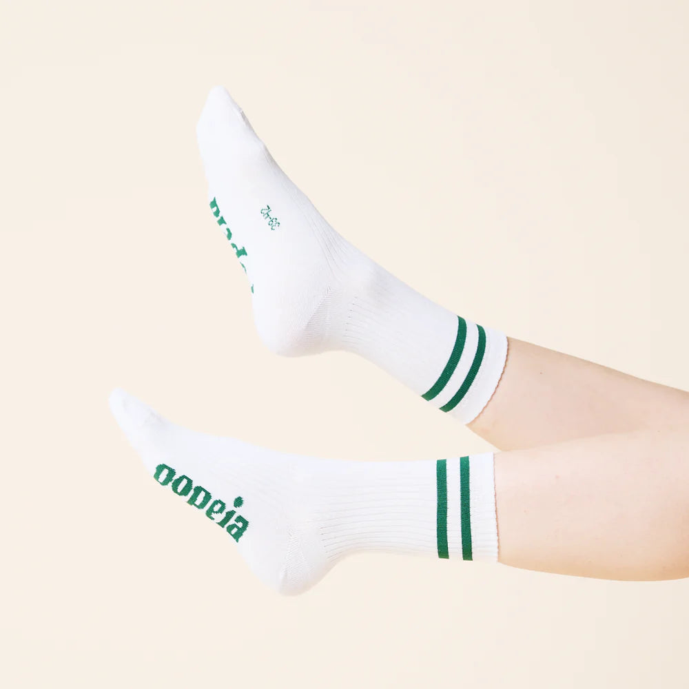 The Sporty – Organic Cotton Socks – Dark Green