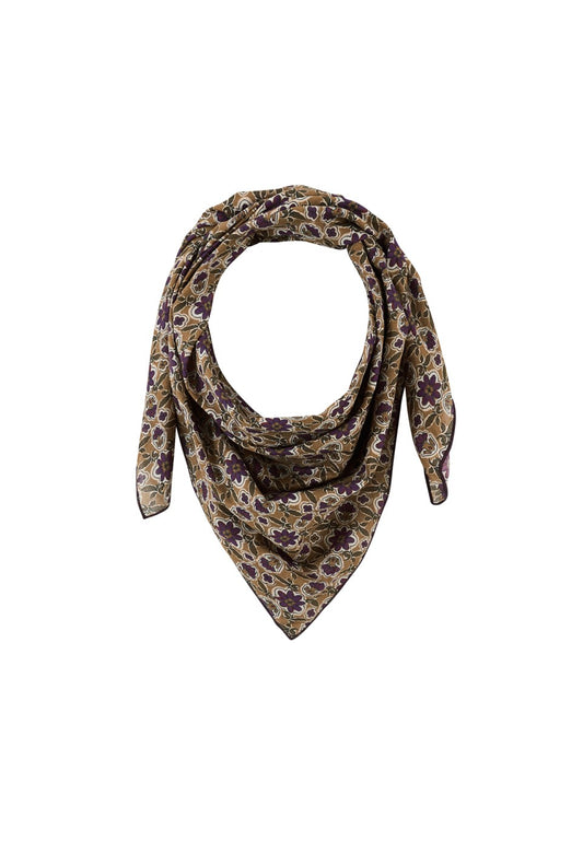 Topaz Jewel cotton voile scarf: TOPAZ JEWEL / 1m x 1m