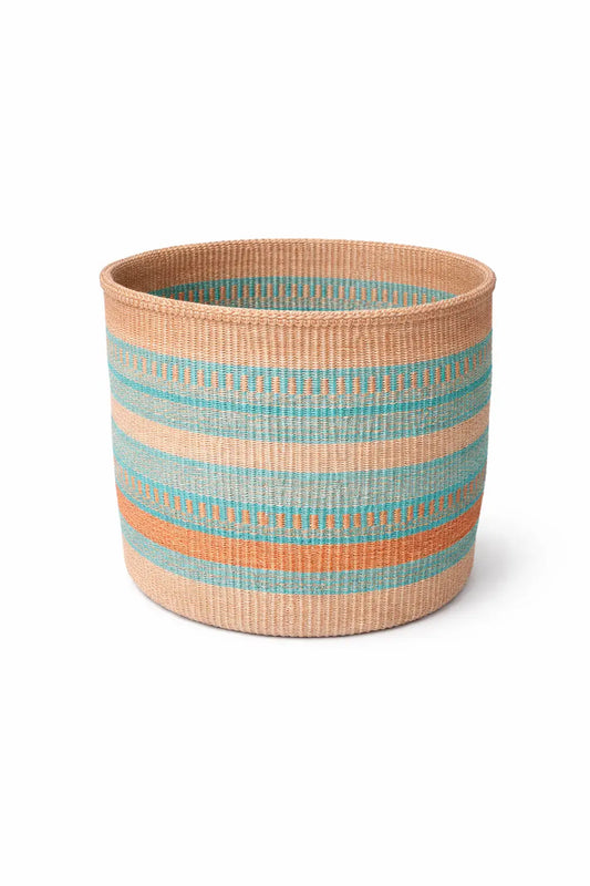 Handwoven Sisal Baskets - Colourful hues - XXL