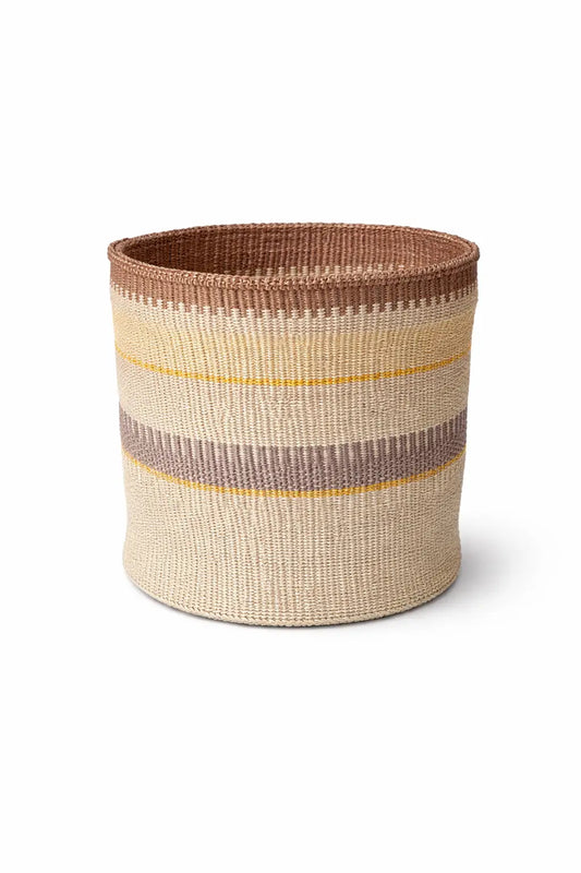 Handwoven Sisal Baskets - Colourful hues - XL
